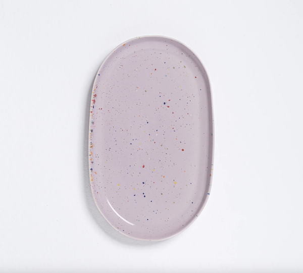 New Party Oval Tray Lila